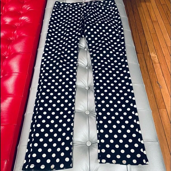 Kate Spade New York Jeans Black with White Polka Dots - waist 26 - Picture 3 of 7